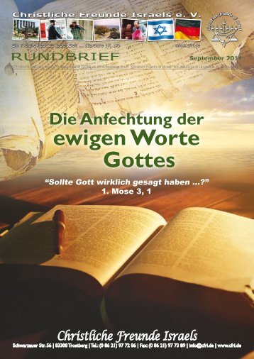 ewigen Worte Gottes - Christliche Freunde Israels