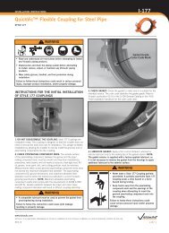 QuickVic™ Flexible Coupling for Steel Pipe I-177 - Victaulic