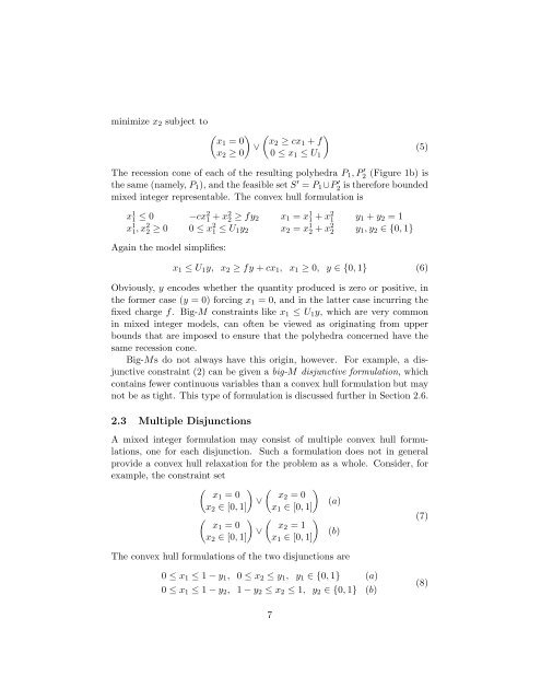 A Principled Approach to Mixed Integer/Linear Problem Formulation