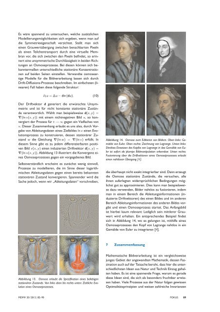 Mathematische Bildverarbeitung mit Ideen aus der ... - Mathematik.de