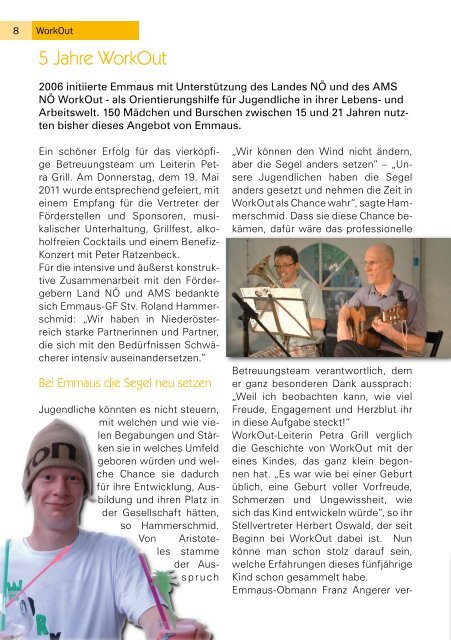 Rundbrief Ausgabe 2/2011 - Emmausgemeinschaft St. Pölten