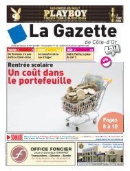 Un coÃ»t dans le portefeuille - La Gazette de CÃ´te d'Or