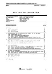 Detaillierte Evaluation