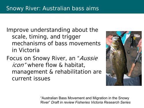 Use of longitudinal acoustic arrays to detect catchment-scale and ...