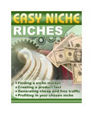 Chapter 1 - What is a Niche Market? - Are You In It To Win It