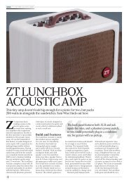 zt lunchbox acoustic amp - ZT Amplifiers