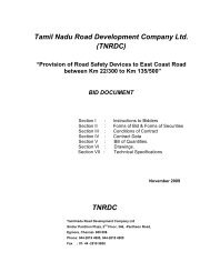 Download Tender Document - tnrdc