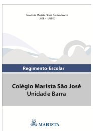 Regimento Escolar â Marista SÃ£o JosÃ© Barra