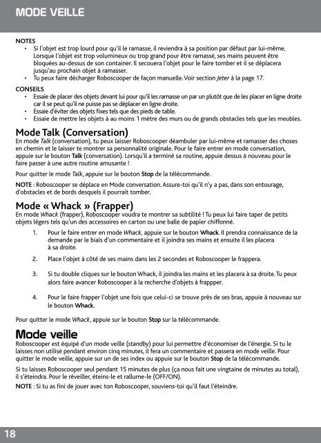 User manual Manuel d'utilisation Manual del usuario - WowWee