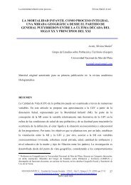 la mortalidad infantil como proceso integral. una mirada ... - cienciared