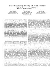 Load Balancing Routing of Fault Tolerant QoS-Guaranteed VPNs