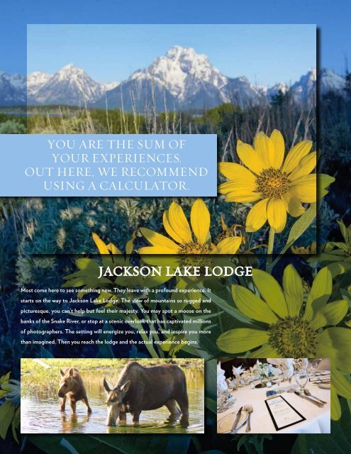 Here - Grand Teton Lodge Company