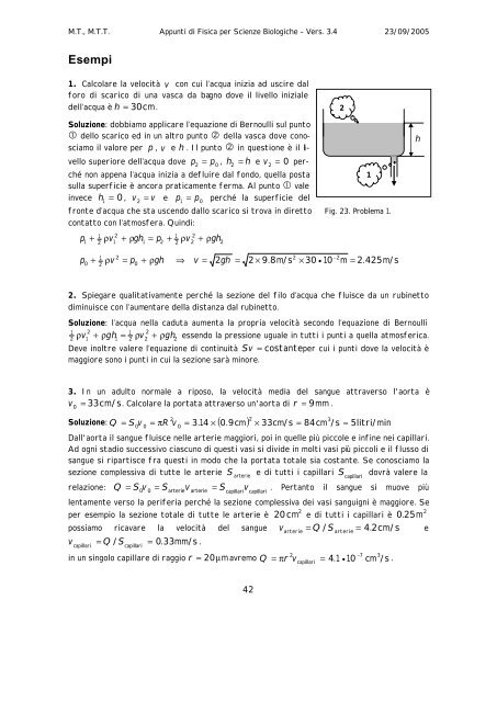 Appunti di Fluidi - Dipartimento di Fisica