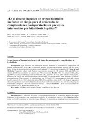 Â¿Es el absceso hepÃ¡tico de origen hidatÃ­dico un factor de ... - SciELO