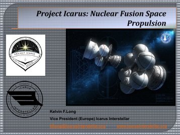 Project Icarus: Nuclear Fusion Space Propulsion - Icarus Interstellar