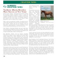 Chapter News - Canadian Warmblood Horse Breeders Association