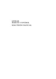 linear robust control solutions manual - Dover Publications