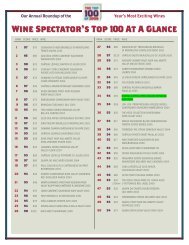 Wine Spectator's 2006 TOP 100 - Brancaia