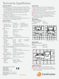 Technische Spezifikation - carefusion.se