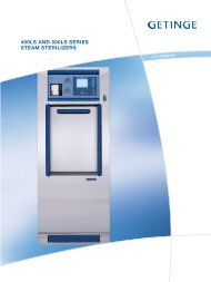 400ls and 500ls series steam sterilizers - BioMedical Solutions, Inc.