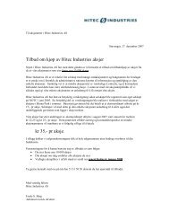 Tilbudsbrev 17des07