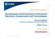 Development and Evaluation of Advanced Electronic Components ...