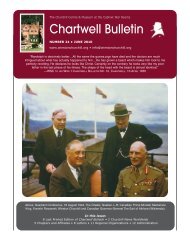 Chartwell Bulletin - Winston Churchill