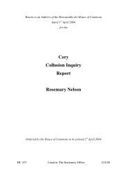 Cory Collusion Inquiry Report Rosemary Nelson - CAIN