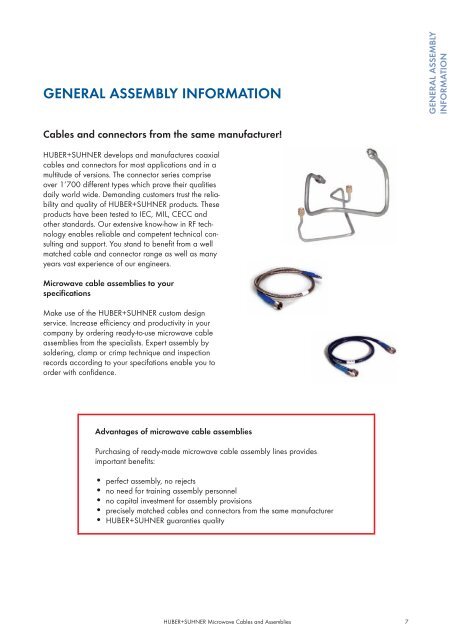 Microwave cables and assemblies - Nkt-rf.ru