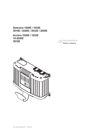 Sicherheitsvorschriften - Atec Batterien GmbH