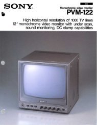 Monochrome video monitor PVM-122