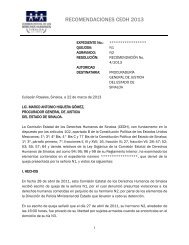 EXPEDIENTE No - ComisiÃ³n Estatal de Derechos Humanos