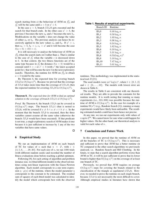 Full Theoretical Runtime Analysis of Alternating ... - IEEE Xplore