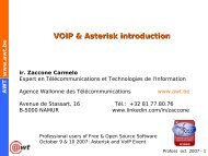 VOIP & Asterisk introduction - Profoss