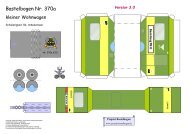 Bastelbogen 370a kleiner Wohnwagen - Projekt Bastelbogen