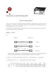 Facits til Miniprojekt B