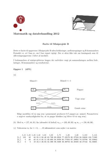 Facits til Miniprojekt B