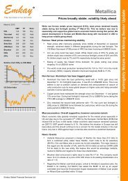 Sector Update - Emkay Global Financial Services Ltd.