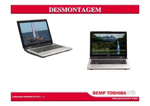 Treinamento Notebook IS-1412 - Semp Toshiba