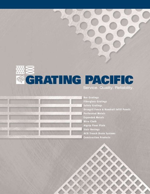 New Product Spotlight - Grating Pacific