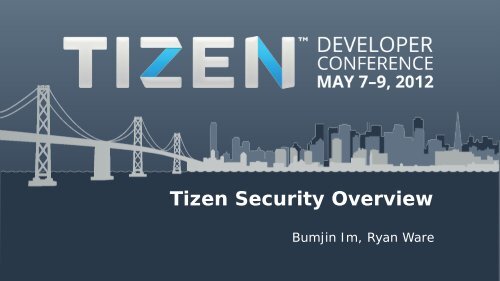 Tizen Security Overview