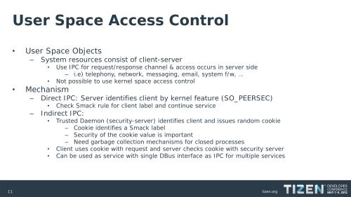 Tizen Security Overview