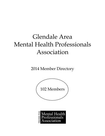 Glendale Area Mental Health Professionals Association