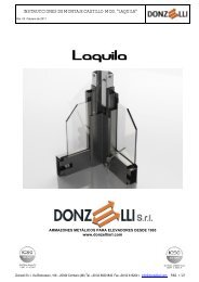 instrucciones de montaje castillo mod. âlaquilaâ - Donzelli Srl