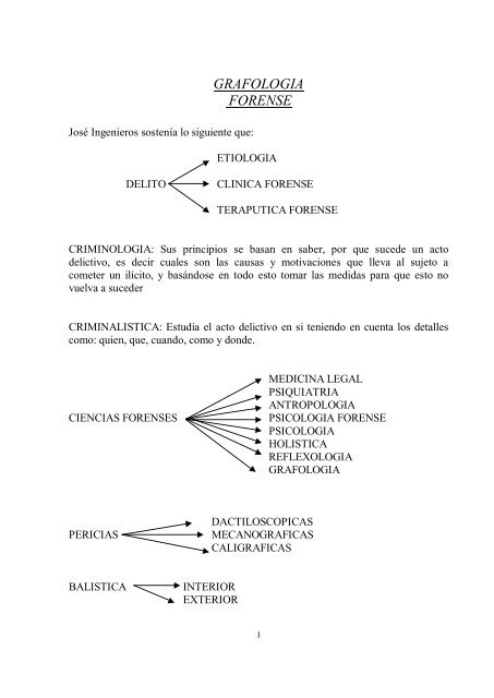 Grafología Forense - Poder Judicial Tucumán