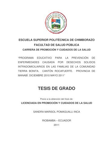 TESIS DE GRADO - DSpace ESPOCH - Escuela Superior ...