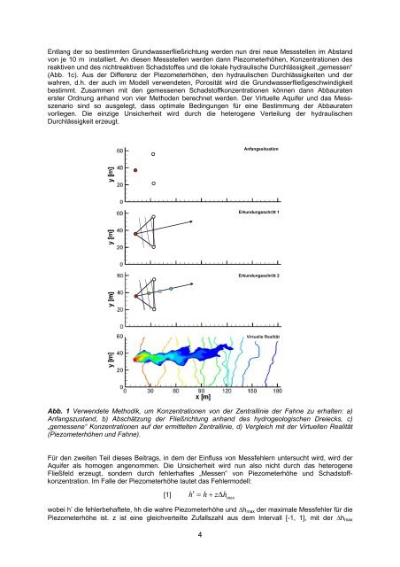 Applied numerical modeling of saturated / unsaturated flow and ...