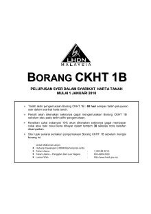 Borang Ckht 2a 2020