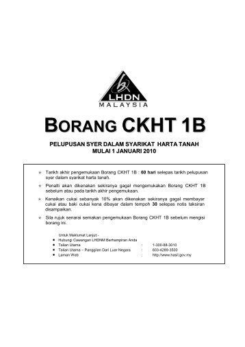 borang ckht 1b - Lembaga Hasil Dalam Negeri