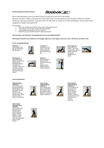 Reebok Gymball - fitnessbutikken